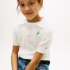 Polo de punto calado para niña Polo de punto calado para niña