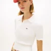 Polo de punto con ribete ondulado de Tommy Jeans