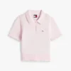 Polo de punto con ribete ondulado de Tommy Jeans