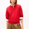 Polo de punto de mezcla de lana y seda