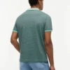 Polo de punto entrelazado a rayas de corte regular