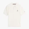 Polo de punto trenzado de manga corta