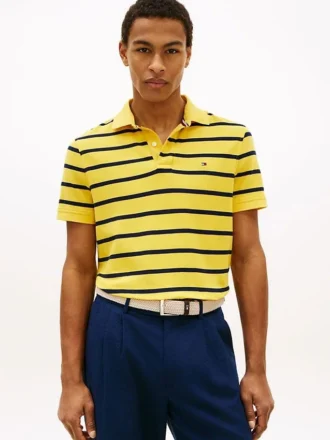 Polo de rayas con corte regular