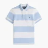 Polo de rayas de rugby de corte entallado