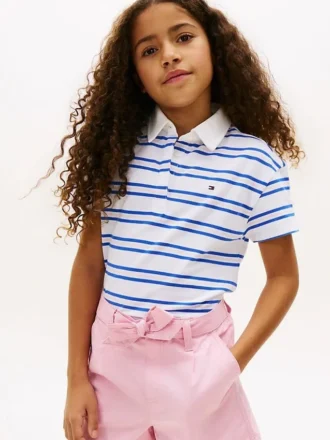 Polo de rugby a rayas para niños