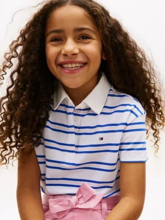 Polo de rugby a rayas para niños