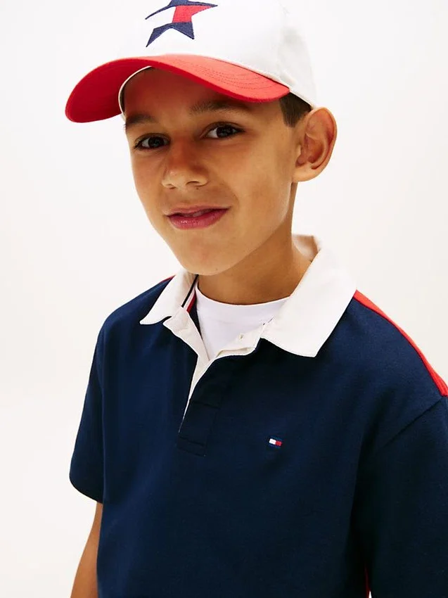 Polo de rugby con bloques de color para niño Polo de rugby con bloques de color para niño