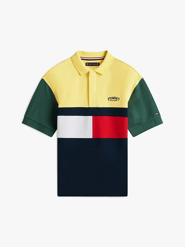 Polo de rugby con bloques de color para niño Polo de rugby con bloques de color para niño