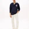 Polo de rugby Hilfiger Crest de corte holgado