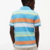 Polo elástico a rayas multicolor para niño Polo elástico a rayas multicolor para niño