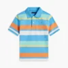 Polo elástico a rayas multicolor para niño Polo elástico a rayas multicolor para niño