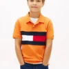 Polo elástico con bandera y bloques de color para niño Polo elástico con bandera y bloques de color para niño