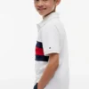 Polo elástico con bandera y bloques de color para niño Polo elástico con bandera y bloques de color para niño