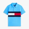 Polo elástico con bandera y bloques de color para niño Polo elástico con bandera y bloques de color para niño