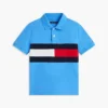 Polo elástico con bandera y bloques de color para niño Polo elástico con bandera y bloques de color para niño
