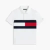 Polo elástico con bandera y bloques de color para niño Polo elástico con bandera y bloques de color para niño