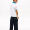 Polo elástico con estampado náutico para niño