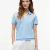 Polo Henley de piqué ligero Polo Henley de piqué ligero