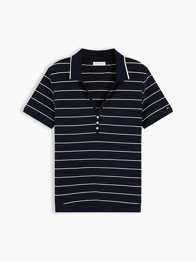 Polo Henley de piqué ligero Polo Henley de piqué ligero