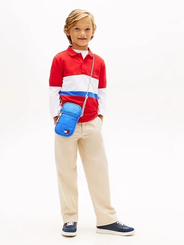 Polo infantil con bloques de color Polo infantil con bloques de color