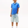 Polo infantil con estampado de banderas