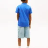 Polo infantil con estampado de banderas