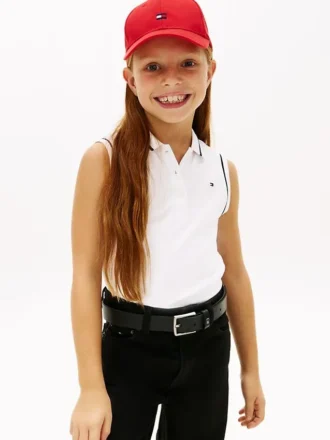 Polo sin mangas elástico para niño
