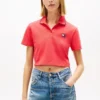 Polo Tommy Jeans de corte recto y largo corto Polo Tommy Jeans de corte recto y largo corto