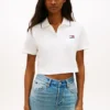 Polo Tommy Jeans de corte recto y largo corto Polo Tommy Jeans de corte recto y largo corto