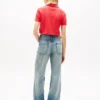Polo Tommy Jeans de corte recto y largo corto Polo Tommy Jeans de corte recto y largo corto