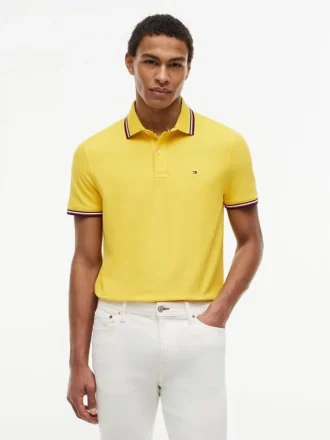 Polo Tommy Wicking de corte regular