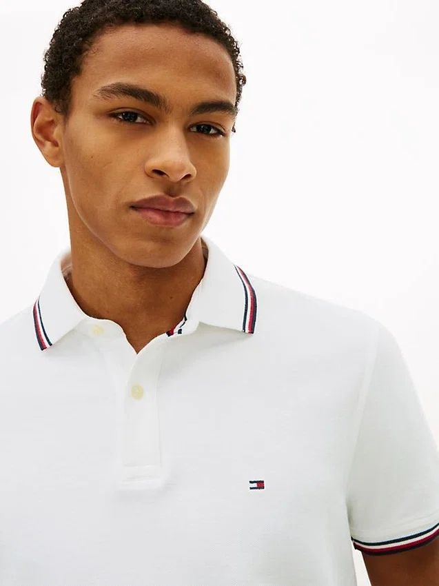 Polo Tommy Wicking de corte regular Polo Tommy Wicking de corte regular