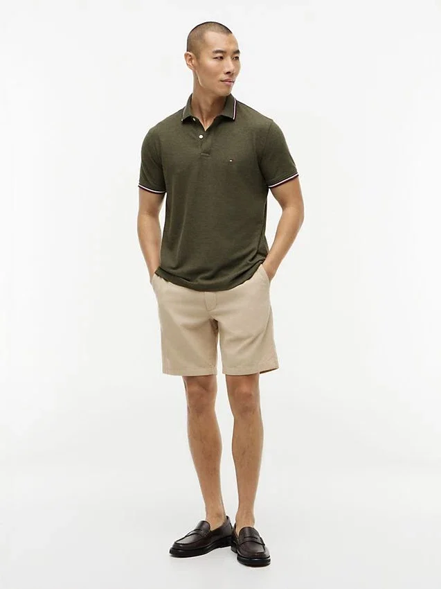 Polo Tommy Wicking de corte regular Polo Tommy Wicking de corte regular