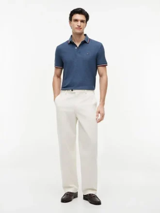 Polo Tommy Wicking de corte regular