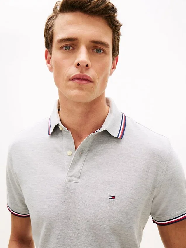 Polo Tommy Wicking de corte regular Polo Tommy Wicking de corte regular
