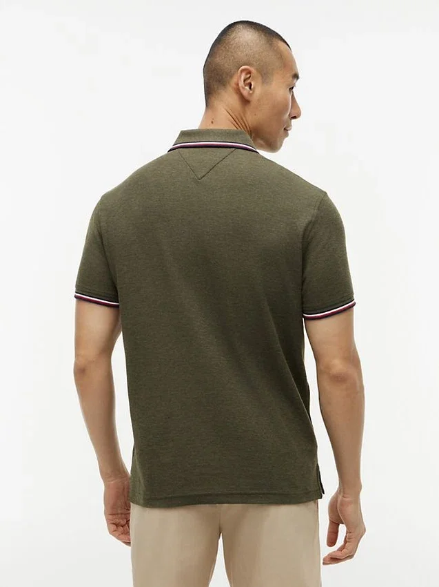 Polo Tommy Wicking de corte regular Polo Tommy Wicking de corte regular
