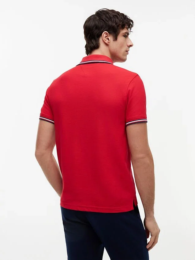 Polo Tommy Wicking de corte regular Polo Tommy Wicking de corte regular