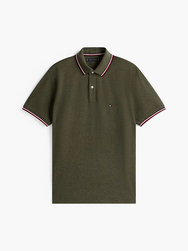 Polo Tommy Wicking de corte regular Polo Tommy Wicking de corte regular