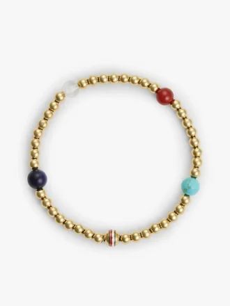 Pulsera boho multicolor con abalorios