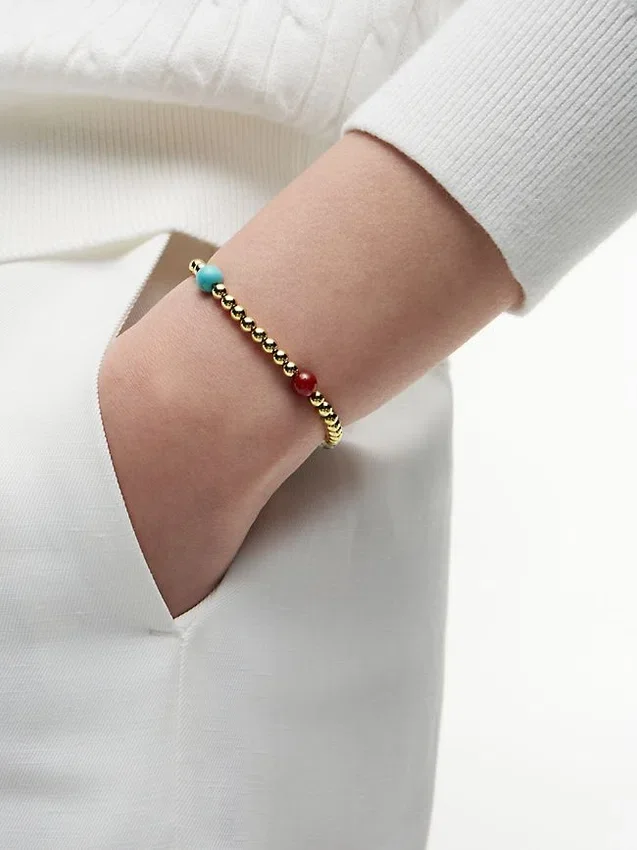 Pulsera boho multicolor con abalorios Pulsera boho multicolor con abalorios