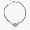 Pulsera de cadena con nudo náutico Pulsera de cadena con nudo náutico