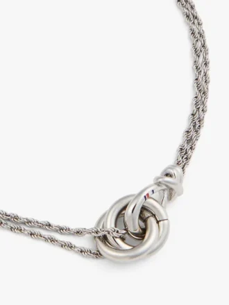 Pulsera de cadena con nudo náutico