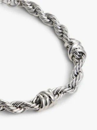 Pulsera de cadena de cuerda náutica