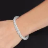 Pulsera de cuentas metálicas Monotype