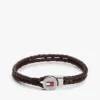 Pulsera de cuero trenzado