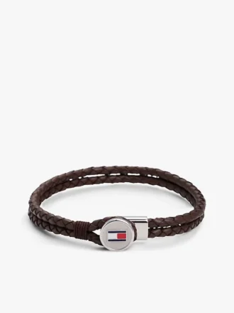 Pulsera de cuero trenzado