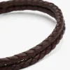 Pulsera de cuero trenzado