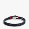 Pulsera de cuero trenzado de estilo náutico Pulsera de cuero trenzado de estilo náutico
