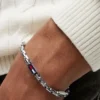 Pulsera de eslabones con bandera