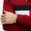 Pulsera de eslabones con bandera